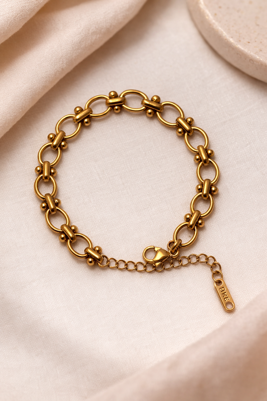 Classic Gold Link Bracelet