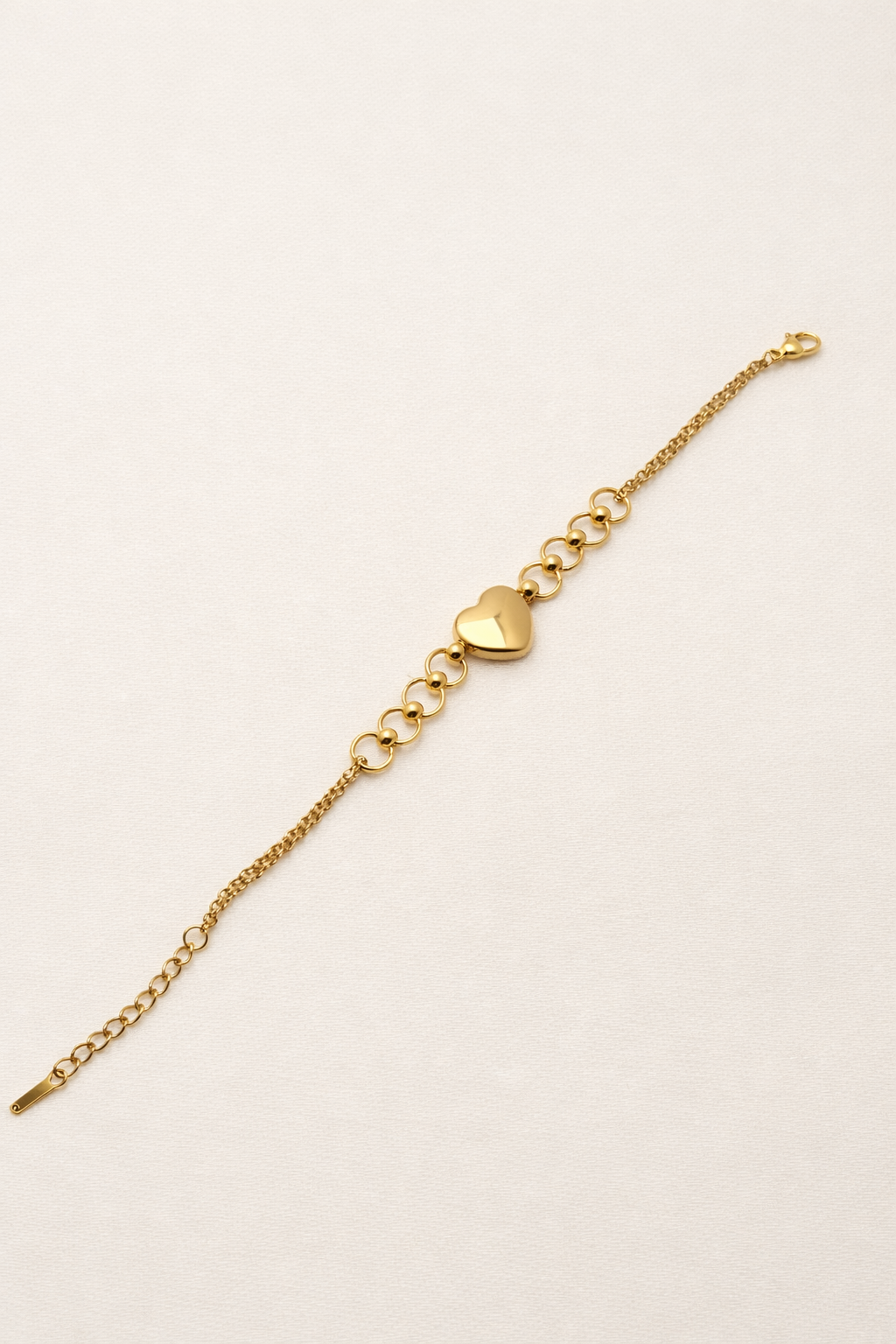 Heart Charm Bracelet