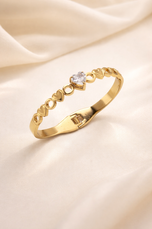 Amora Crystal Heart Bracelet(S)