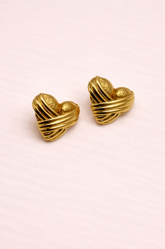 Heart Stud Earrings