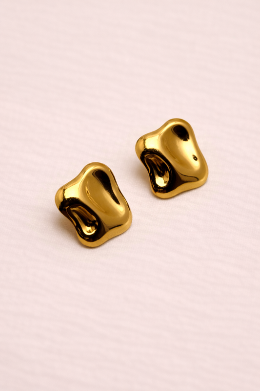 Abstract Stud Earrings