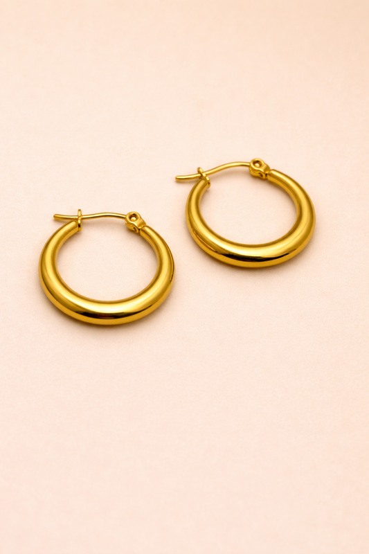Classic Gold Hoop Earrings