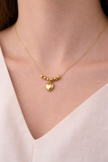 Heart Bead Necklace
