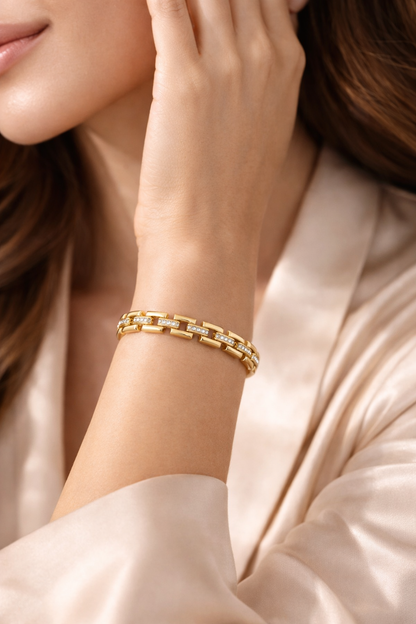 Link Luxe Bangle Bracelet