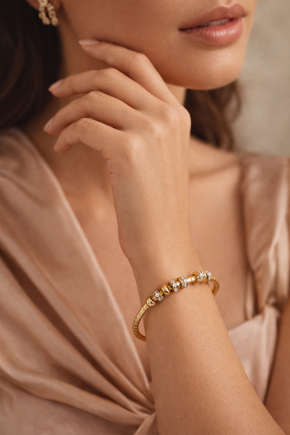 Charm Loop Gold Bracelet