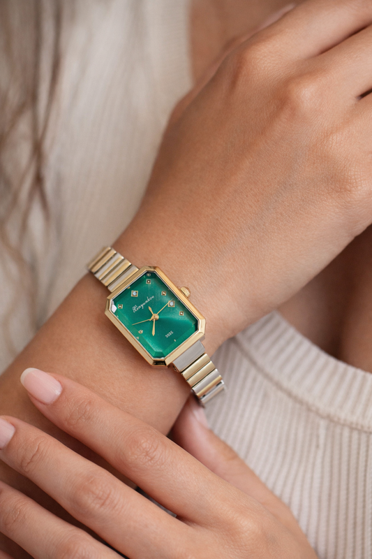 Emerald Dial Statement Watch
