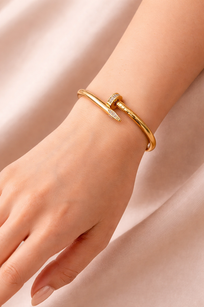 Classic Nail Bangle Bracelet