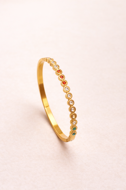 Prisma Glow Gold Bangle