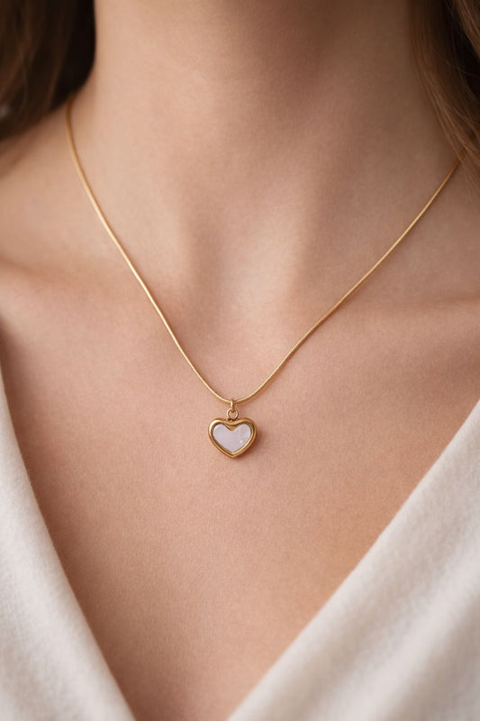Dainty Heart Charm Necklace